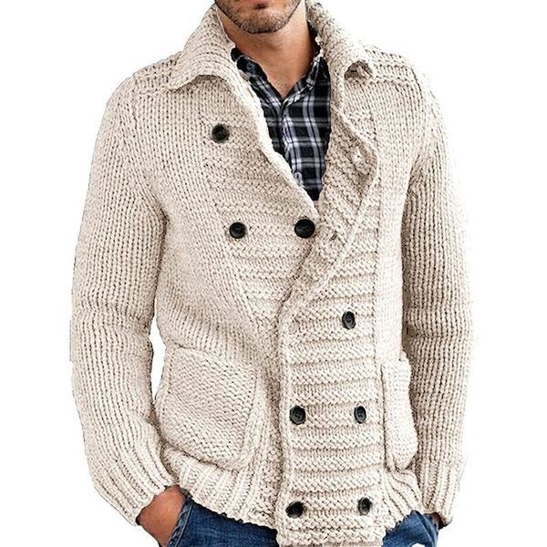 men's sweaters 2021 men thicken turn-down collar knitted cardigan mens single breasted coffee sweater male casual korean style sweaterc, White;black
men's sweaters 2021 men thicken turn-down collar knitted cardigan mens single breasted coffee sweater male casual korean style sweaterc, White;black