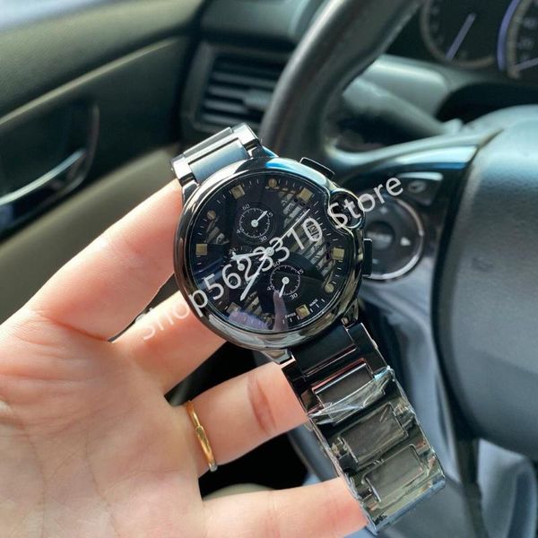 wristwatches luxury men multifunction sport watches fashion hollow quartz watch chronograph clock full black tungsten steel calendar, Slivery;brown
wristwatches luxury men multifunction sport watches fashion hollow quartz watch chronograph clock full black tungsten steel calendar, Slivery;brown