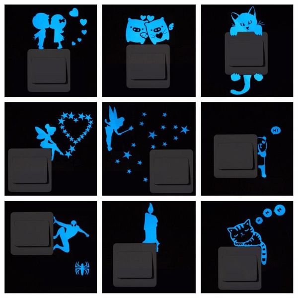 wall stickers cartoon luminous light on-off home decor decal sticker glow in the dark room switch outlet kawaii decoration
wall stickers cartoon luminous light on-off home decor decal sticker glow in the dark room switch outlet kawaii decoration
