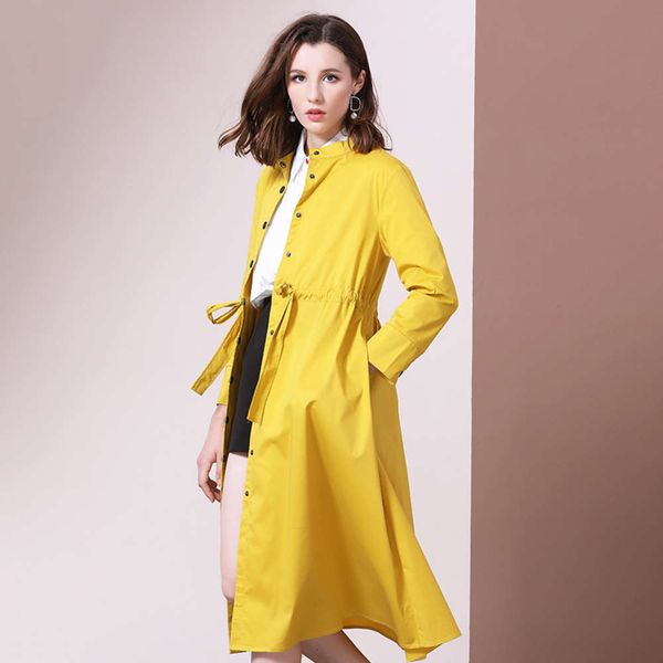 women's jackets coats autumn b family windbreaker middle long fashion over knee waist loose large size coat giha, Black;brown
women's jackets coats autumn b family windbreaker middle long fashion over knee waist loose large size coat giha, Black;brown