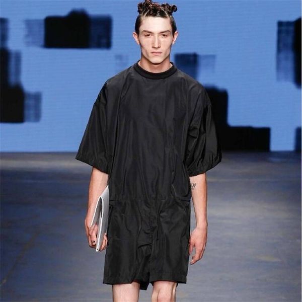 men's tracksuits mens jumpsuit overalls summer loose short sleeve shorts runway designer black men one piece rompers male cloth, Gray
men's tracksuits mens jumpsuit overalls summer loose short sleeve shorts runway designer black men one piece rompers male cloth, Gray
