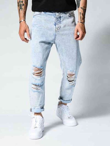 cowboy high street fashion brand pure black slim fit small foot elastic jeans men's, Blue
cowboy high street fashion brand pure black slim fit small foot elastic jeans men's, Blue