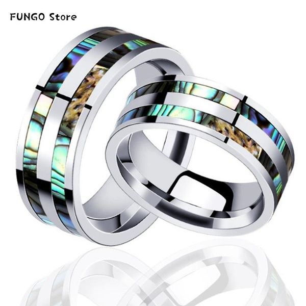 stainless steel men's ring 8mm ladies abalone shell tungsten carbide wedding couple jewelry rings, Slivery;golden
stainless steel men's ring 8mm ladies abalone shell tungsten carbide wedding couple jewelry rings, Slivery;golden