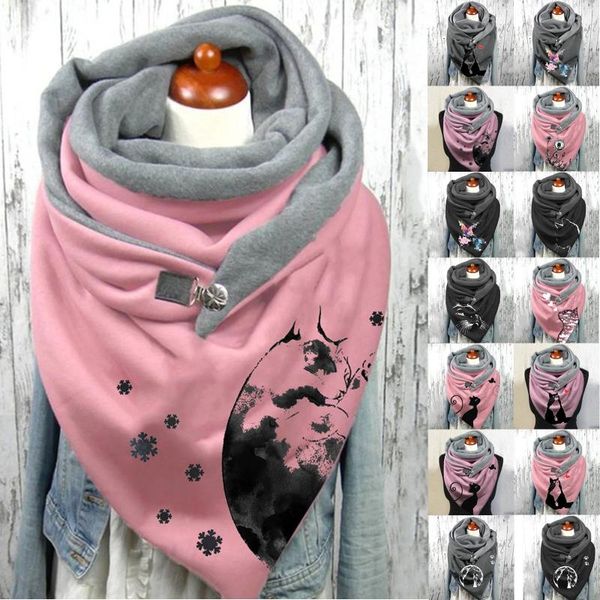 scarves women winter cat print button soft 2021 luxury cashmere scarf wrap casual warm shawls ladias harajuku headband, Blue;gray
scarves women winter cat print button soft 2021 luxury cashmere scarf wrap casual warm shawls ladias harajuku headband, Blue;gray