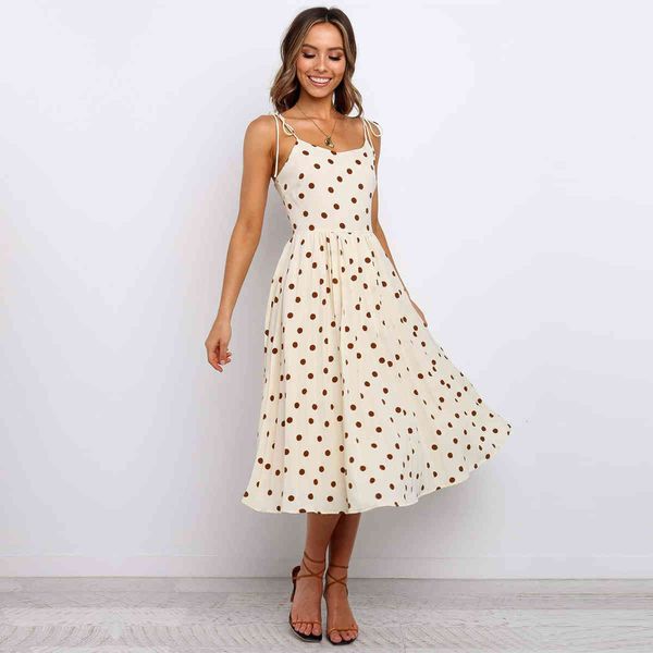 dot dresses polka spring summer spaghetti strap women 2021 new casual sleeveless ladies fashion slim backless party es iccd, Black;gray
dot dresses polka spring summer spaghetti strap women 2021 new casual sleeveless ladies fashion slim backless party es iccd, Black;gray