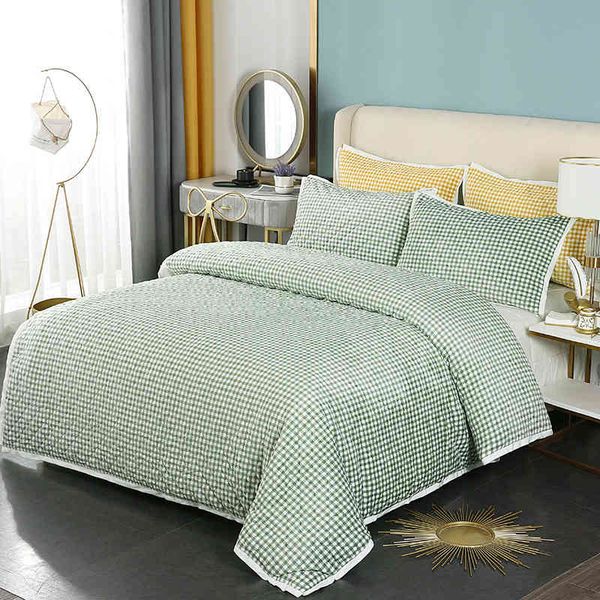 2021 autumn and winter cotton quilted quilt american bedding three bed cover single layer cloth four piece set
2021 autumn and winter cotton quilted quilt american bedding three bed cover single layer cloth four piece set