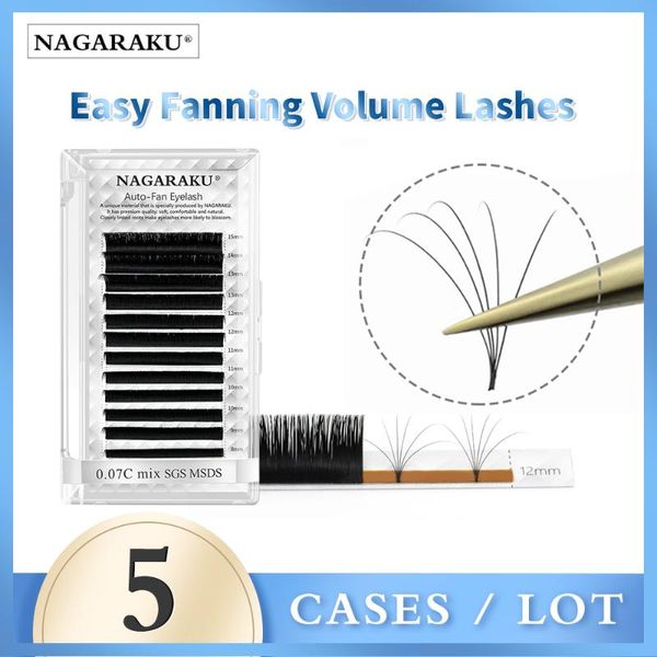 false eyelashes nagaraku 5 cases lot easy fanning auto fans eyelash extension fast bloom flowering mega volume lashes pre-bonded
false eyelashes nagaraku 5 cases lot easy fanning auto fans eyelash extension fast bloom flowering mega volume lashes pre-bonded