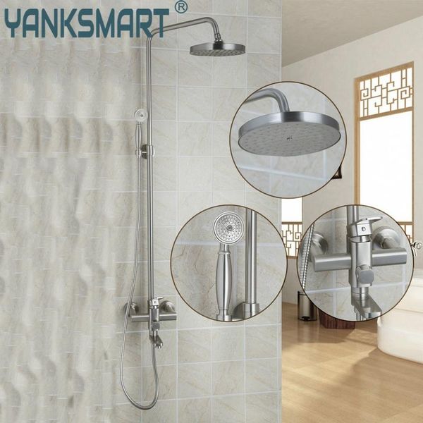 shower 8 inch solid brass bathroom rain shower-faucets head set with hand nickel brushed bath shower-mixer tap sets
shower 8 inch solid brass bathroom rain shower-faucets head set with hand nickel brushed bath shower-mixer tap sets
