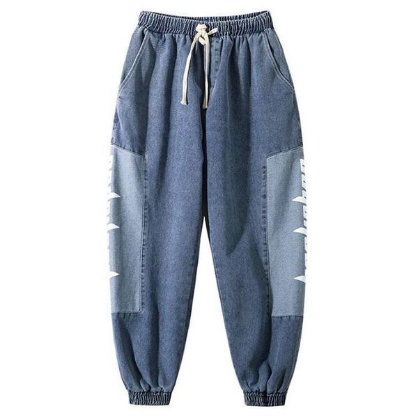 men's jeans harem pants men baggy 2021 fall casual male loose cargo outdoor streetwear elastic waist hombres pantalones, Blue
men's jeans harem pants men baggy 2021 fall casual male loose cargo outdoor streetwear elastic waist hombres pantalones, Blue