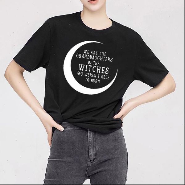we womens t shirt are the granddaughters of witches letter print harajuku fashion female casual short sleeve summer women, White
we womens t shirt are the granddaughters of witches letter print harajuku fashion female casual short sleeve summer women, White