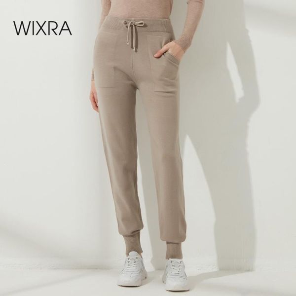 women's pants & capris wixra women elastic waist drawstring trouser trendy loose stretchy long kintted autumn winter bottoms, Black;white
women's pants & capris wixra women elastic waist drawstring trouser trendy loose stretchy long kintted autumn winter bottoms, Black;white