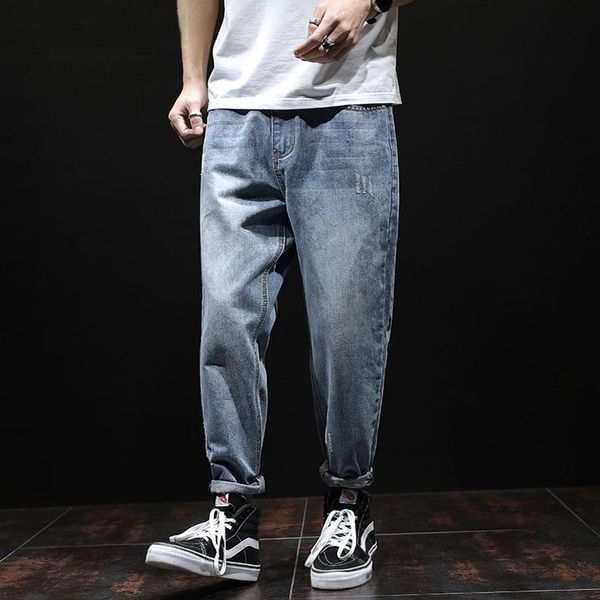 japanese style fashion men jeans loose fit big size 28-42 vintage designer harem pants streetwear hip hop pencil men's, Blue
japanese style fashion men jeans loose fit big size 28-42 vintage designer harem pants streetwear hip hop pencil men's, Blue