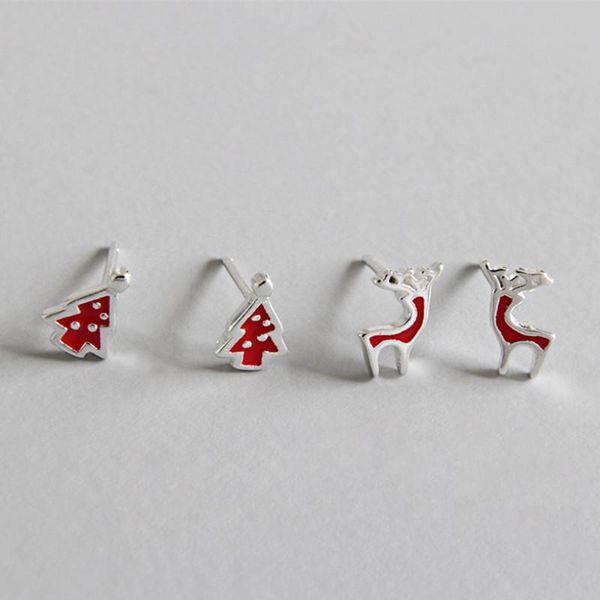 stud pinjeas s925 sterling silver winter mini christmas tree elk earrings personalize gift for women jewelry, Golden;silver
stud pinjeas s925 sterling silver winter mini christmas tree elk earrings personalize gift for women jewelry, Golden;silver