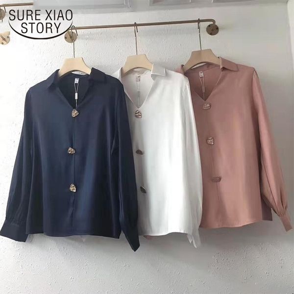 summer chiffon blouse woman long-sleeved loose print blusas slim shirts solid colors with buttons blusas mujer 8913 50 210508, White
summer chiffon blouse woman long-sleeved loose print blusas slim shirts solid colors with buttons blusas mujer 8913 50 210508, White