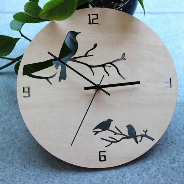 wall clocks 1pc wooden clock modern design decorative hollow silent for school office home
wall clocks 1pc wooden clock modern design decorative hollow silent for school office home