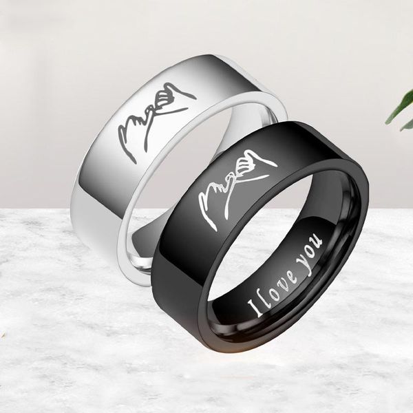 wedding rings 1 pair hand in couple i love you letter charm fashion stainless steel ring sets jewelry anniversary gifts, Slivery;golden
wedding rings 1 pair hand in couple i love you letter charm fashion stainless steel ring sets jewelry anniversary gifts, Slivery;golden