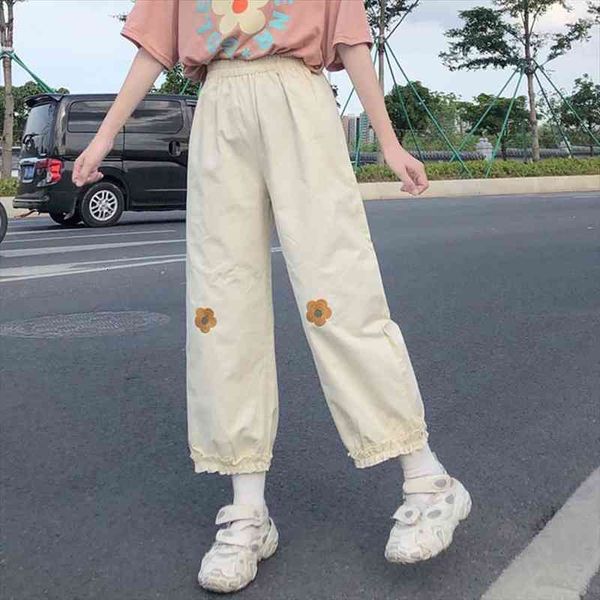 japanese flower loose womens pants spring casual pants student cute bloomers kawaii nine-point high waist causal, Black;white
japanese flower loose womens pants spring casual pants student cute bloomers kawaii nine-point high waist causal, Black;white