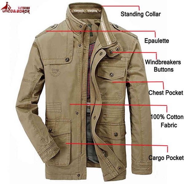 new 100% cotton men military cargo tactical combat busins male coat pilot bomber ets men brand clothing, Black
new 100% cotton men military cargo tactical combat busins male coat pilot bomber ets men brand clothing, Black