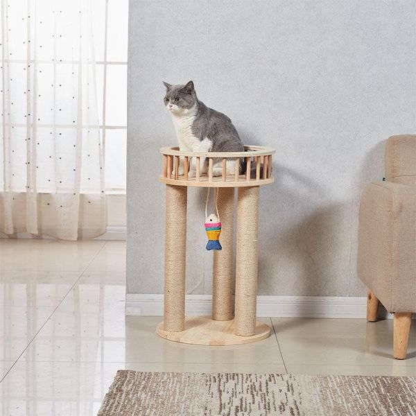 cat furniture & scratchers solid wood climbing frame small sisal jumping platform litter toy supplies scratch board tree table
cat furniture & scratchers solid wood climbing frame small sisal jumping platform litter toy supplies scratch board tree table