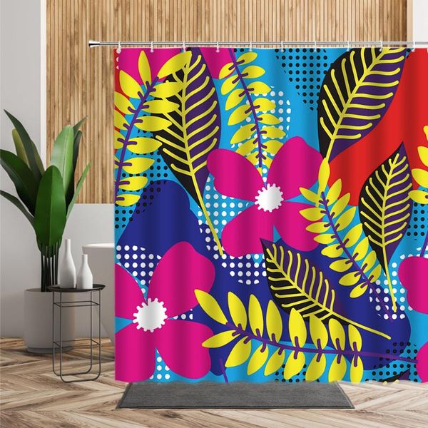 abstract flower yellow leaf pattern bathroom shower curtain blue color block black white dot backdrop creative bath curtains set
abstract flower yellow leaf pattern bathroom shower curtain blue color block black white dot backdrop creative bath curtains set