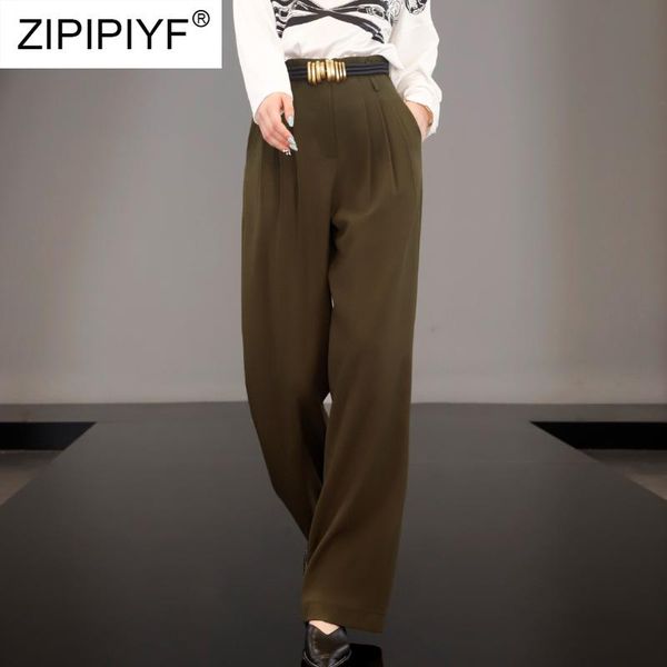 women's pants & capris loose summer soft ice silk wide leg grey khaki women high waisted trousers e46, Black;white
women's pants & capris loose summer soft ice silk wide leg grey khaki women high waisted trousers e46, Black;white