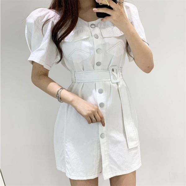 elegant women fashion chic mini dress summer ladies a-line vestidos single-breasted lace up female 210519, Black;gray
elegant women fashion chic mini dress summer ladies a-line vestidos single-breasted lace up female 210519, Black;gray