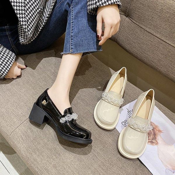 dress shoes round toe 2021 high heel leather slip on shallow mouth sandals ladies lace-up pumps mary jane latest beige slip-on, Black
dress shoes round toe 2021 high heel leather slip on shallow mouth sandals ladies lace-up pumps mary jane latest beige slip-on, Black