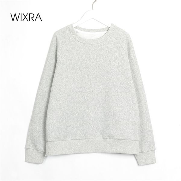 wixra womens basic soft cozy sweatshirts loose cotton pullovers long sleeve spring new casual street wear 210419, Black
wixra womens basic soft cozy sweatshirts loose cotton pullovers long sleeve spring new casual street wear 210419, Black