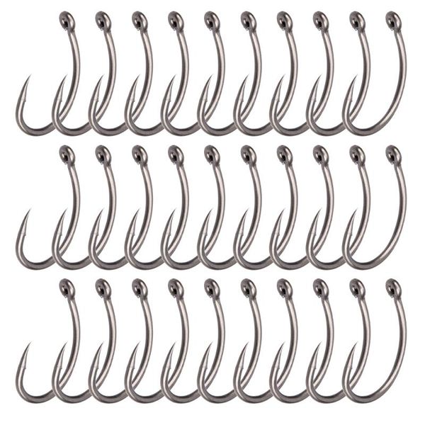 lixada 30pcs/lot fishing curve hooks 6#/8#/10# peft barbed fishhooks carp tackle accessories
lixada 30pcs/lot fishing curve hooks 6#/8#/10# peft barbed fishhooks carp tackle accessories