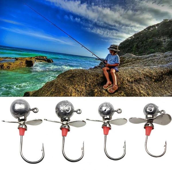 fishing hooks hook propeller multifunction silver jig head lure soft worm jigging for angling tackle tool
fishing hooks hook propeller multifunction silver jig head lure soft worm jigging for angling tackle tool