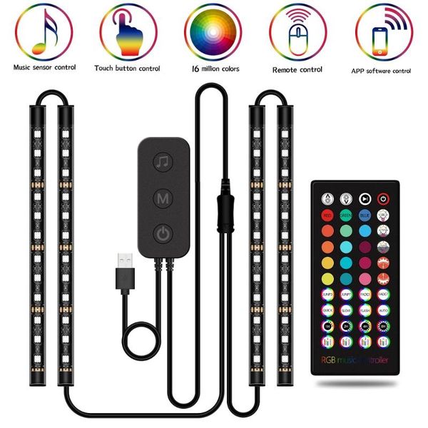 bluetooth led rgb interior car lightings strip usb app remote control ambient lamp dc12v controler music light bar modules
bluetooth led rgb interior car lightings strip usb app remote control ambient lamp dc12v controler music light bar modules