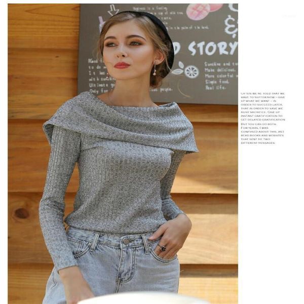 women sweater fall winter slash neck slim fit pullover christmas pull homme long sleeve sweaters black red grey women's, White;black
women sweater fall winter slash neck slim fit pullover christmas pull homme long sleeve sweaters black red grey women's, White;black
