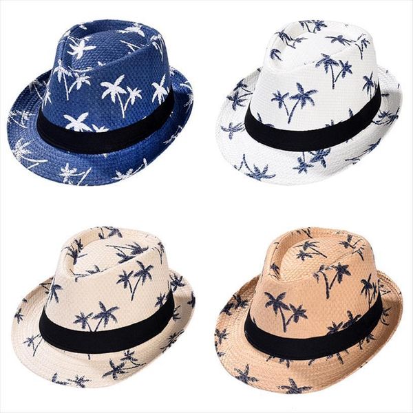 retro england style coconut tree printed sunscreen cowboy hat men creative fashion summer beach jazz cap, Blue;gray
retro england style coconut tree printed sunscreen cowboy hat men creative fashion summer beach jazz cap, Blue;gray