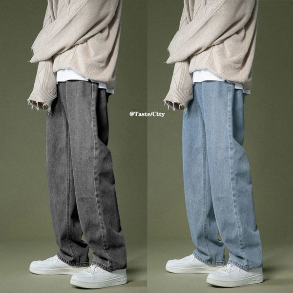 korean men's wide leg jeans, retro fashion, casual, street cloth, straight , hip-hop loose, wild autumn, -2xl, Blue
korean men's wide leg jeans, retro fashion, casual, street cloth, straight , hip-hop loose, wild autumn, -2xl, Blue