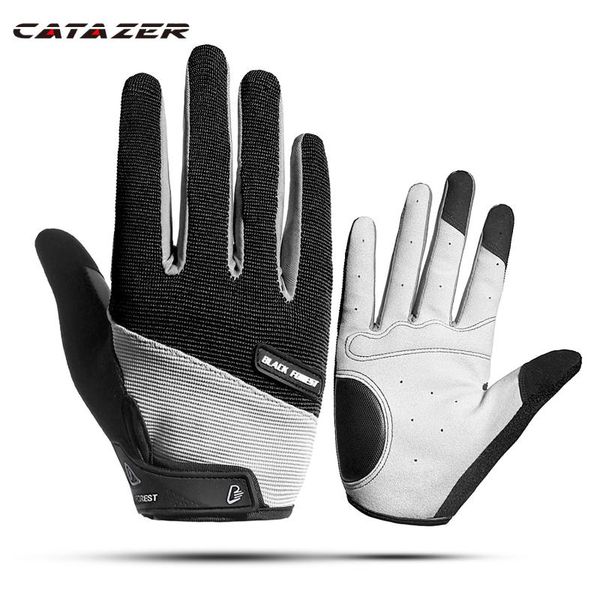 cycling gloves outdoor sports riding touch screen full finger non-slip absorber bicycle wear-resistant, Black
cycling gloves outdoor sports riding touch screen full finger non-slip absorber bicycle wear-resistant, Black