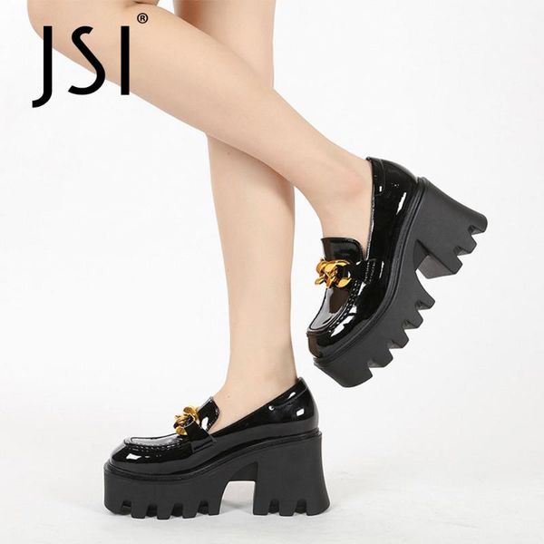 dress shoes jsi women goth loafers casual metal chain chunky heels pumps slip-on fashion platform 2021 autumn vo666, Black
dress shoes jsi women goth loafers casual metal chain chunky heels pumps slip-on fashion platform 2021 autumn vo666, Black