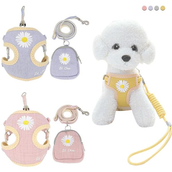 dog collars & leashes cat harness vest daisy flower pattern breathable puppy small medium dogs cats for chihuahua walking pets supplies
dog collars & leashes cat harness vest daisy flower pattern breathable puppy small medium dogs cats for chihuahua walking pets supplies