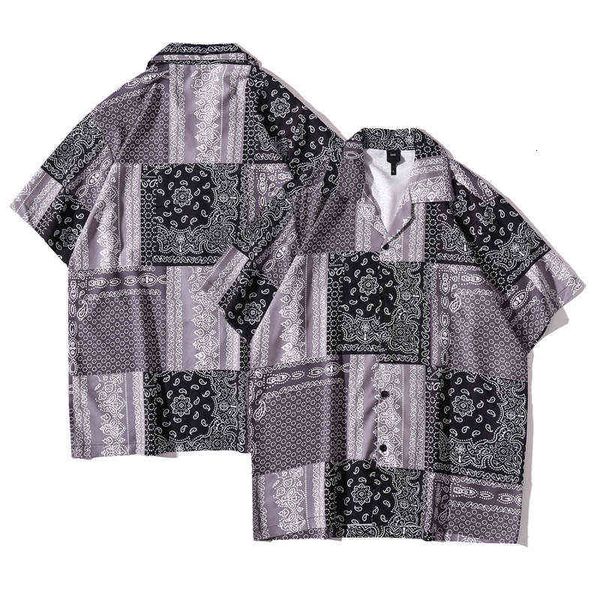men's casual shirts t-shirt short men's korean version trendy student half sleeved loose beach flower shirt hawaiian seaside holid, White;black
men's casual shirts t-shirt short men's korean version trendy student half sleeved loose beach flower shirt hawaiian seaside holid, White;black