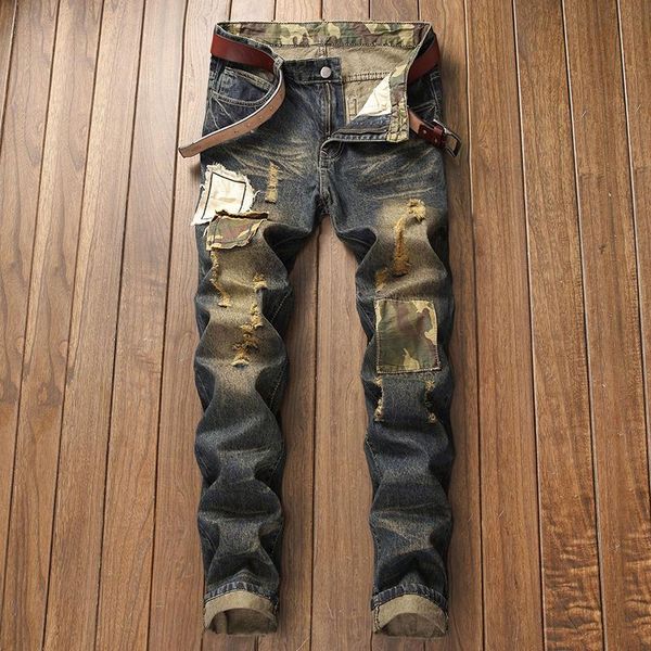 men's jeans cross border foreign trade straight cut lace up amazon pants, Blue
men's jeans cross border foreign trade straight cut lace up amazon pants, Blue