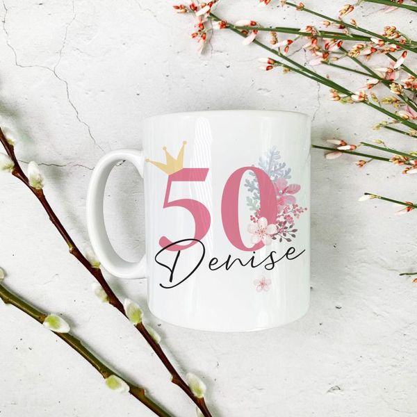mugs details about  personalised floral crown 50 birthday name coffee tea mug gift 11oz ceramic
mugs details about  personalised floral crown 50 birthday name coffee tea mug gift 11oz ceramic