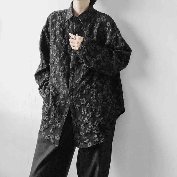 men's casual shirts for men loose long sleeve flower shirt trend fashion korean streetwear vintage dress cardigan man w4wh, White;black
men's casual shirts for men loose long sleeve flower shirt trend fashion korean streetwear vintage dress cardigan man w4wh, White;black
