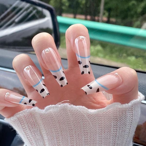 false nails 24pcs cow pattern nail patch glue type removable long paragraph fashion manicure save time fake, Red;gold
false nails 24pcs cow pattern nail patch glue type removable long paragraph fashion manicure save time fake, Red;gold