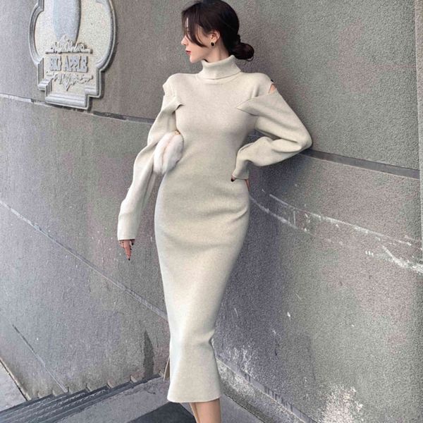 casual dresses high-neck knitted women's dress long sweater skirt bodycon plain spring fall winter solid color fashion elegant female c, Black;gray
casual dresses high-neck knitted women's dress long sweater skirt bodycon plain spring fall winter solid color fashion elegant female c, Black;gray