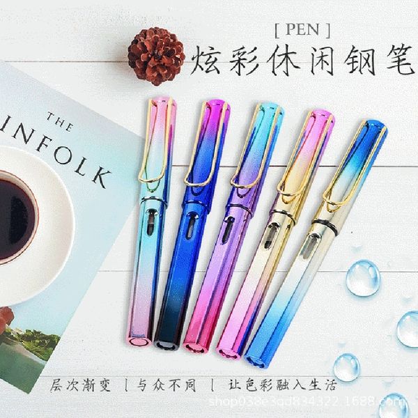 c0g positive student changeable ink bag dual fountain pens purpose gradient and calligraphy imitation metal calligraphy gift pen
c0g positive student changeable ink bag dual fountain pens purpose gradient and calligraphy imitation metal calligraphy gift pen