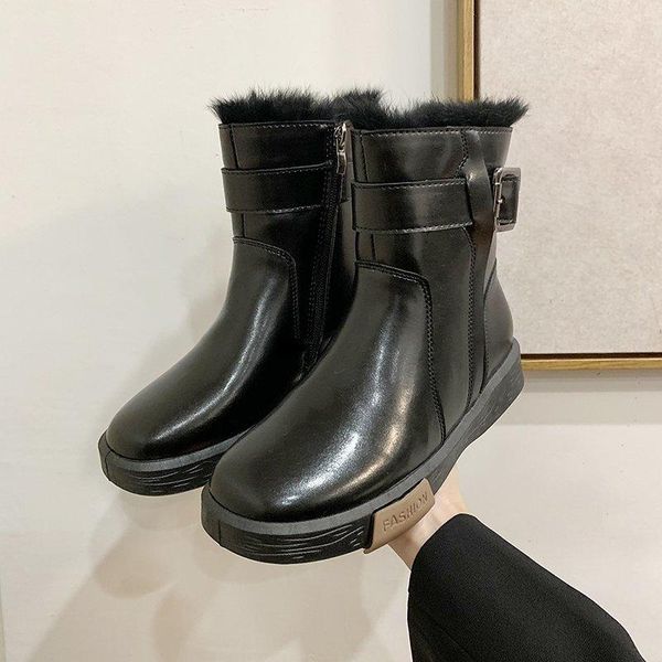 boots winter ankle women's shoes women snow 2021 all-match comfortable warm fur platform woman botas mujer, Black
boots winter ankle women's shoes women snow 2021 all-match comfortable warm fur platform woman botas mujer, Black