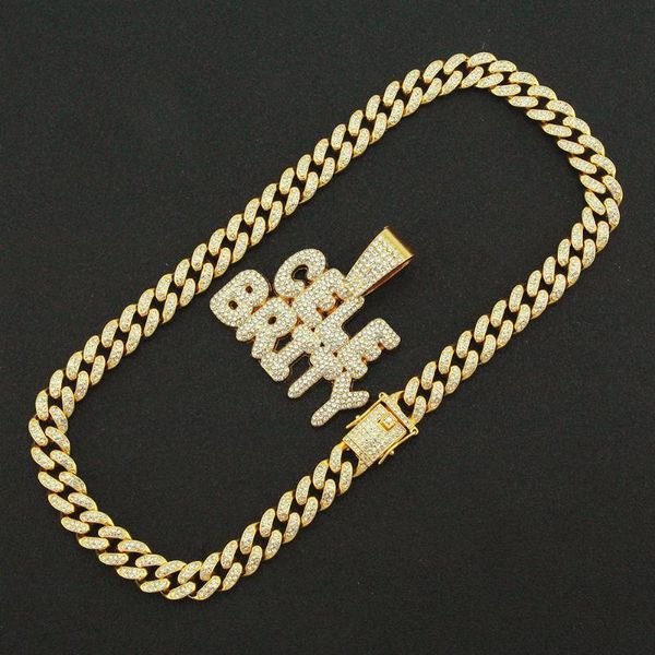 men's necklace hip hop jewelry letters diamond pendant cuban chain gifts for girls gothic women's lfashion luxury2021 necklaces, Silver
men's necklace hip hop jewelry letters diamond pendant cuban chain gifts for girls gothic women's lfashion luxury2021 necklaces, Silver