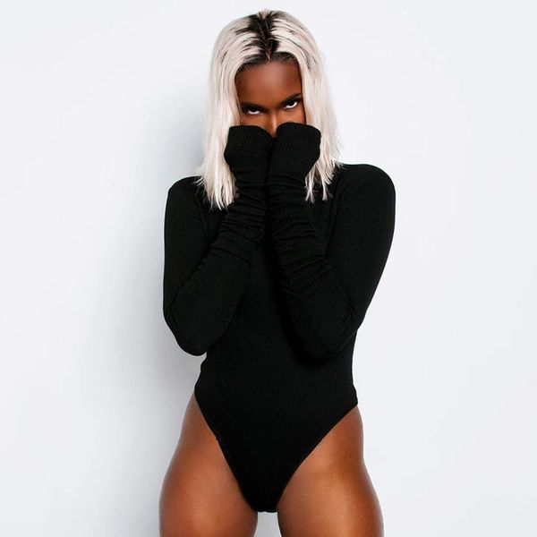 women's jumpsuits & rompers sysywel high neck women bodysuit 2021 spring cotton long sleeve skinny playsuit solid color black romper ov, Black;white
women's jumpsuits & rompers sysywel high neck women bodysuit 2021 spring cotton long sleeve skinny playsuit solid color black romper ov, Black;white