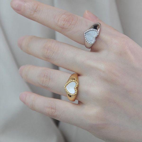 wedding rings heart open ring female european and american ins tide light luxury retro ladies opal jewelry valentine's day present, Slivery;golden
wedding rings heart open ring female european and american ins tide light luxury retro ladies opal jewelry valentine's day present, Slivery;golden