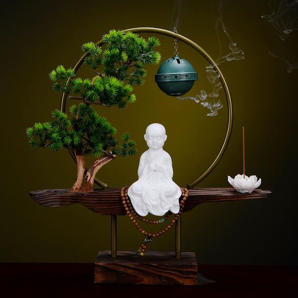 waterfall backflow ceramic incense burner buddhist monk wooden holder home decoration pine leaf censer fragrance lamps
waterfall backflow ceramic incense burner buddhist monk wooden holder home decoration pine leaf censer fragrance lamps