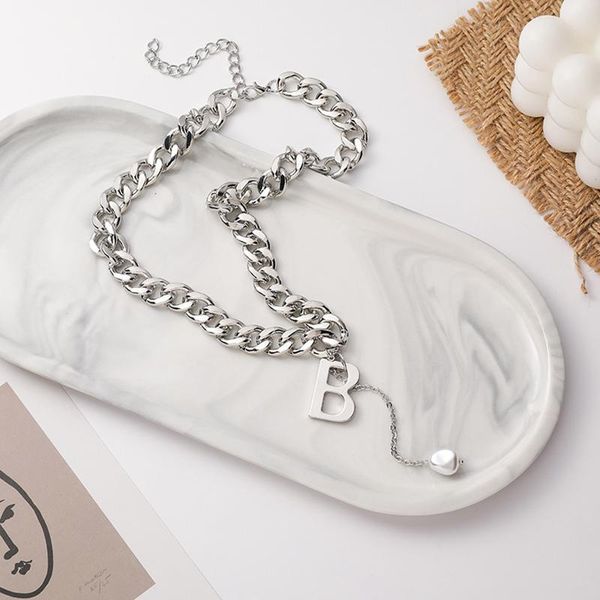 pendant necklaces exaggeration letter b chunky necklace for women personality silver color hip-hop bohemian sweater chain wholesale tassel
pendant necklaces exaggeration letter b chunky necklace for women personality silver color hip-hop bohemian sweater chain wholesale tassel